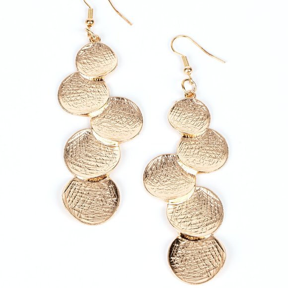 Token Gesture - Gold Earrings - Picture 2 of 2